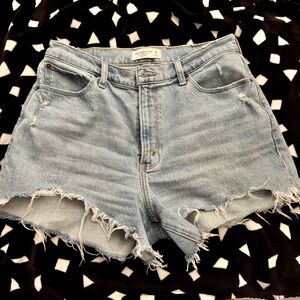 Abercrombie & Fitch Light Blue Jean Shorts
